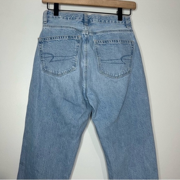 American Eagle Outfitters Blue Straight Leg Jeans - Picture 8 of 8